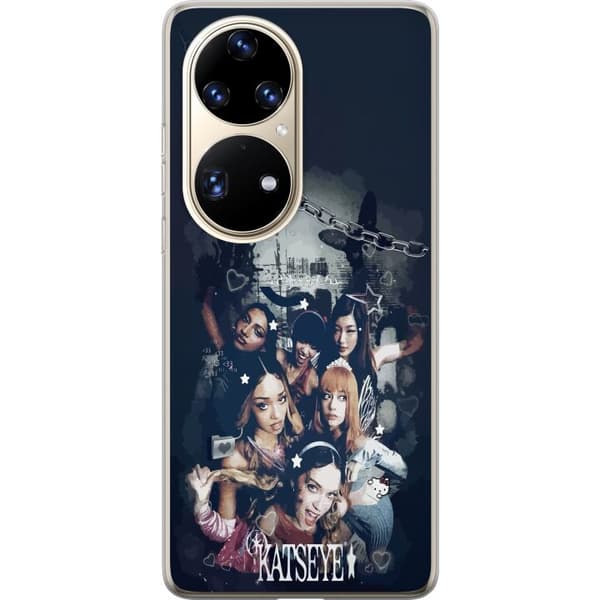 Kompatibelt Mobildeksel til Huawei P50 Pro KATSEYE svart
