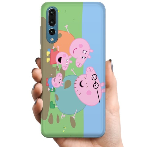 Huawei P20 Pro TPU Mobildeksel Greta Grå