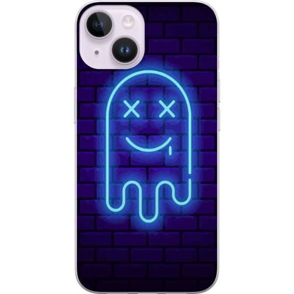 Apple iPhone 15 Läpinäkyvä kuori Neonin kummitus 6730 | Genomskinligt Skal  | Fyndiq