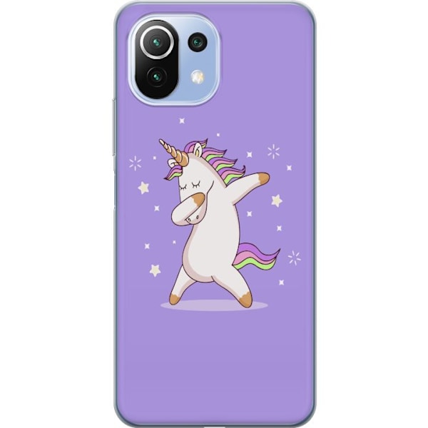 Xiaomi 11 Lite 5G NE Genomskinligt Skal Unicorn Dab