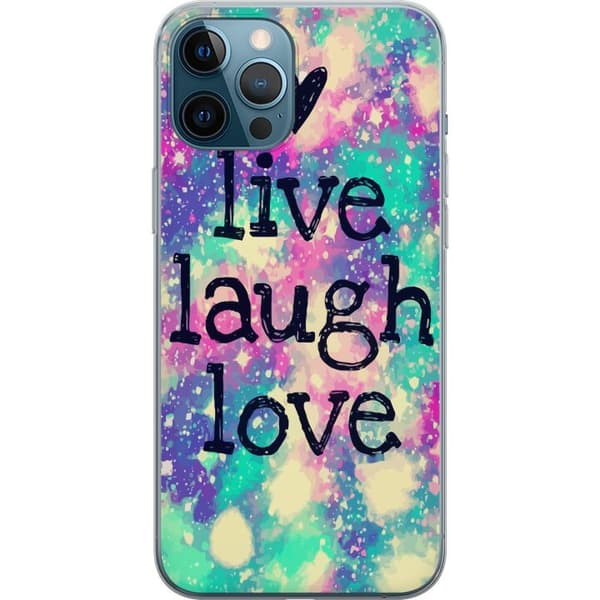 Kompatibel Mobilcover til Apple iPhone 12 Pro Max Live Laugh Love