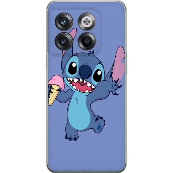 OnePlus 10T Läpinäkyvä kuori Onnellinen Stitch