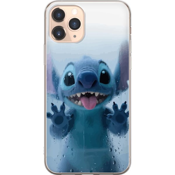 Apple iPhone 11 Pro Genomskinligt Skal Stitch Window View – Stitch vid ett fönster i söt stil