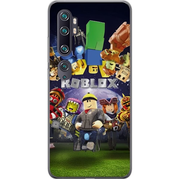 Xiaomi Mi Note 10 Läpinäkyvä kuori Roblox Maailma - Pelaamisseikkailu Lapsille ja Nuorille