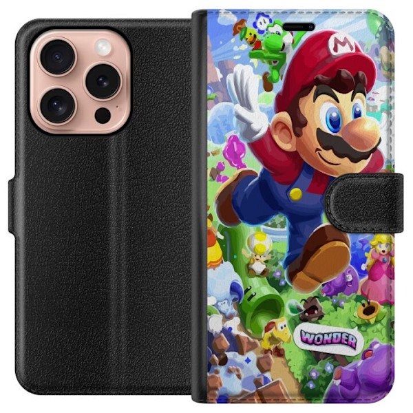 Apple iPhone 16 Pro Tegnebogsetui Super Mario Wonder