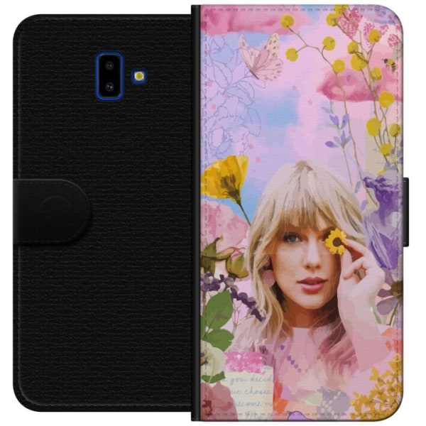 Samsung Galaxy J6+ Plånboksfodral Taylor Swift - Blomma