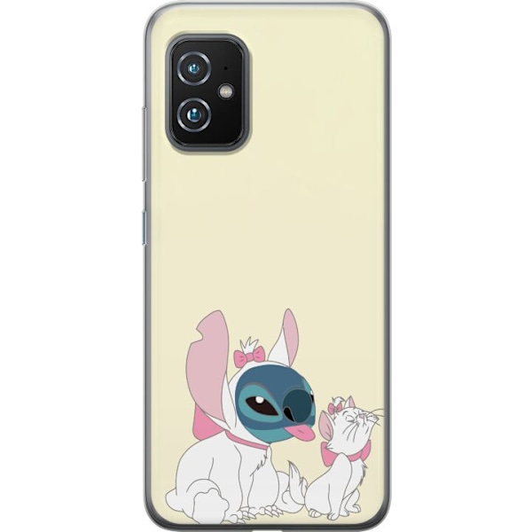 Asus Zenfone 8 Gjennomsiktig deksel Stitch Aristocats