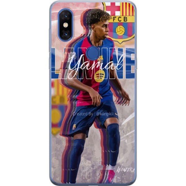 Xiaomi Mi Mix 3 Gennemsigtig cover Lamine Yamal FCB