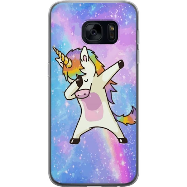 Samsung Galaxy S7 Cover / Mobilcover - Enhjørning