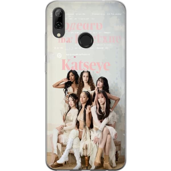 Kompatibelt Mobildeksel til Huawei P smart 2019 KATSEYE elegant grupporträtt beige