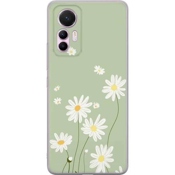 Xiaomi 12 Lite Genomskinligt Skal Prästkragar – blommigt m