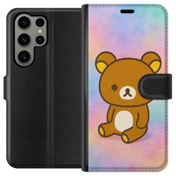 Samsung Galaxy S23 Ultra Tegnebogsetui Kawaii Sanrio Rilakkuma