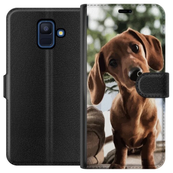 Samsung Galaxy A6 (2018) Plånboksfodral Yngre Hund