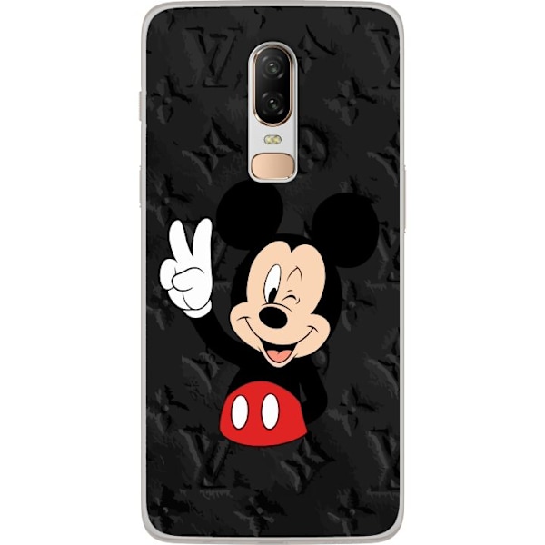 OnePlus 6 Gennemsigtig cover  Musse pigg LV