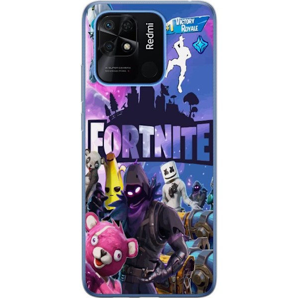 Xiaomi Redmi 10C Gjennomsiktig deksel Fortnite