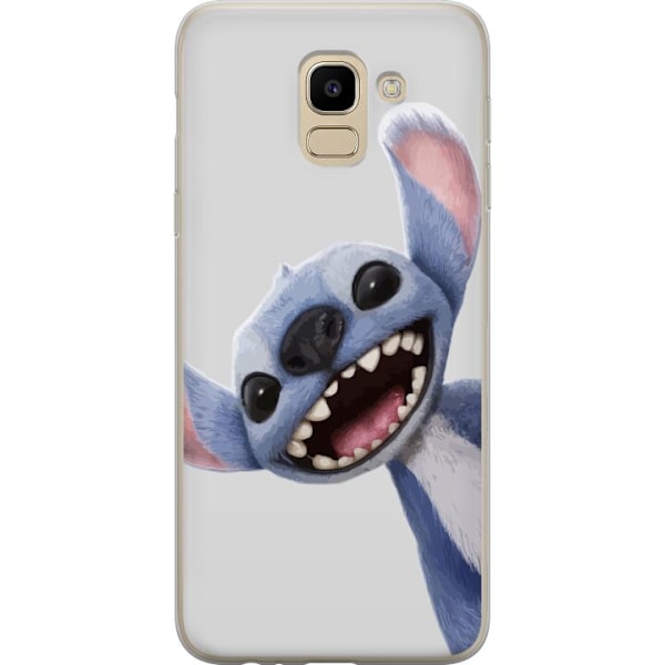 Samsung Galaxy J6 Gennemsigtig cover Stitch i fart - Kawaii-de