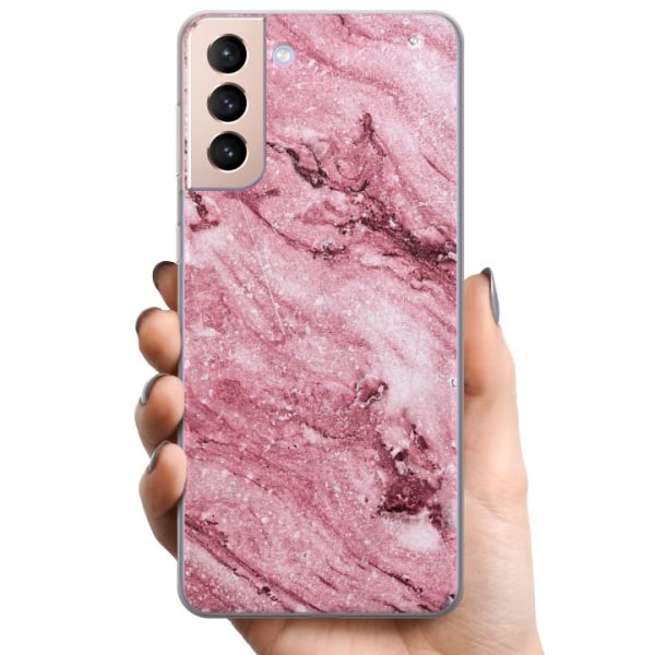 Samsung Galaxy S21 TPU Mobildeksel rosa