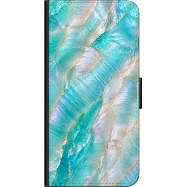 Kompatibel Tegnebogsetui til Samsung Galaxy Note9 Turkis perlemorsgrafik turkis