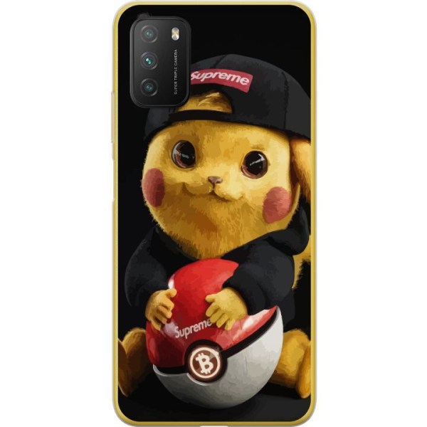 Xiaomi Poco M3  Gennemsigtig cover Pikachu Supreme