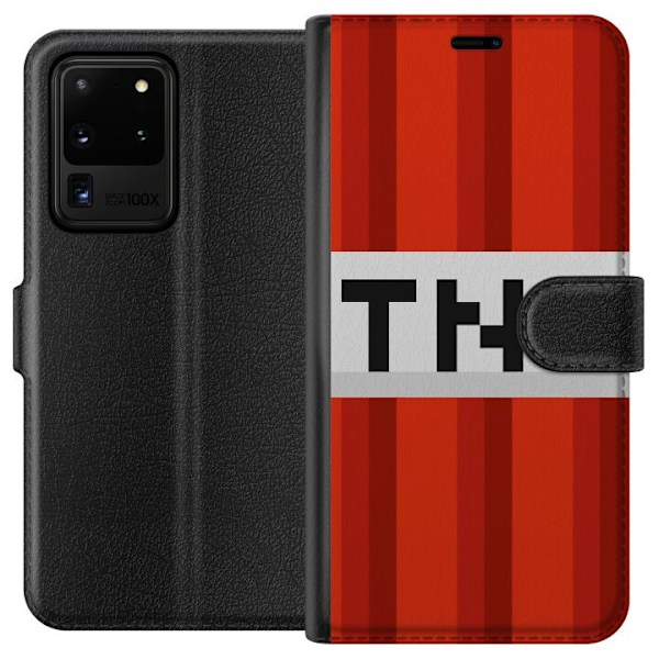 Samsung Galaxy S20 Ultra Plånboksfodral Minecraft TNT