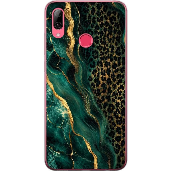 Kompatibelt Mobilskal till Huawei Y7 (2019) Emerald Wild grön