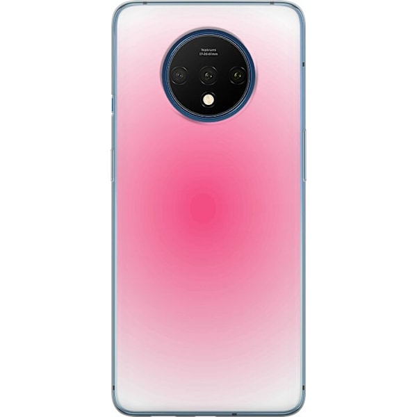 OnePlus 7T Genomskinligt Skal Rosa Moln