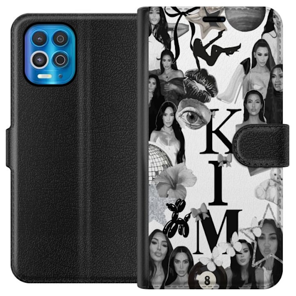 Motorola Edge S Plånboksfodral Kim Kardashian – Aesthetic L
