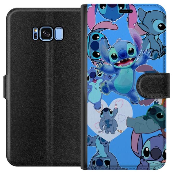 Kompatibelt Lommeboketui til Samsung Galaxy S8 Sting mønster