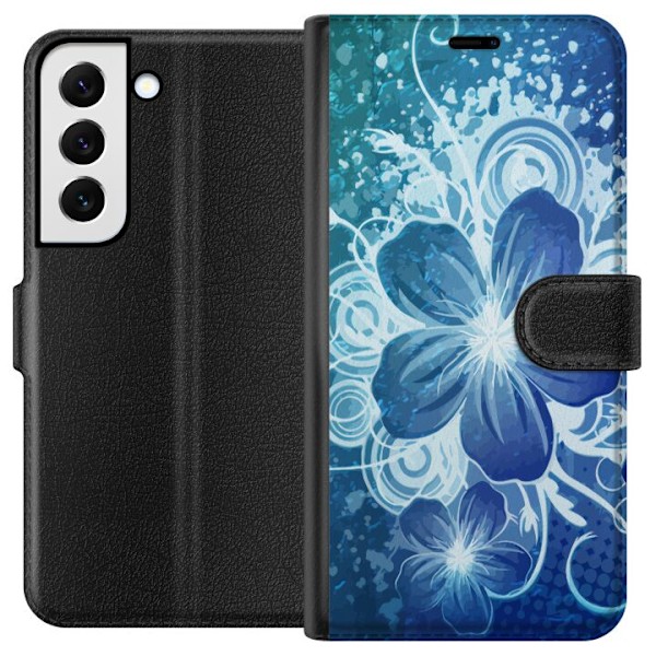 Samsung Galaxy S22 5G Plånboksfodral Blomma
