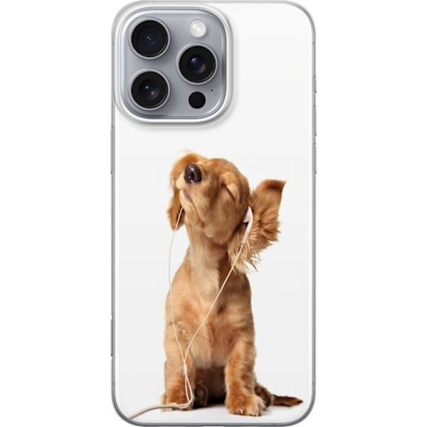 Apple iPhone 16 Pro Max Gennemsigtig cover Hund