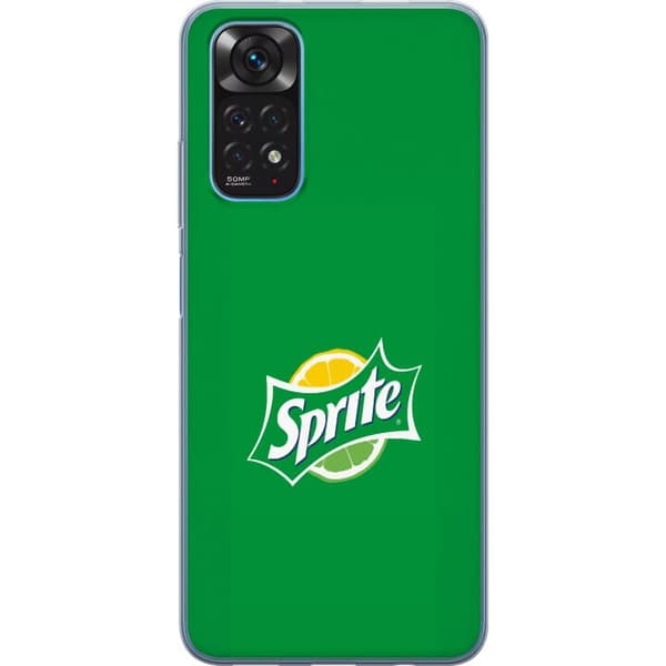 Kompatibelt Mobildeksel til Xiaomi Redmi Note 11S Minimalistisk sitrusbrus-inspirert design grønn