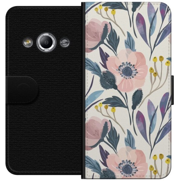 Samsung Galaxy Xcover 3 Lommeboketui Blomsterlykke