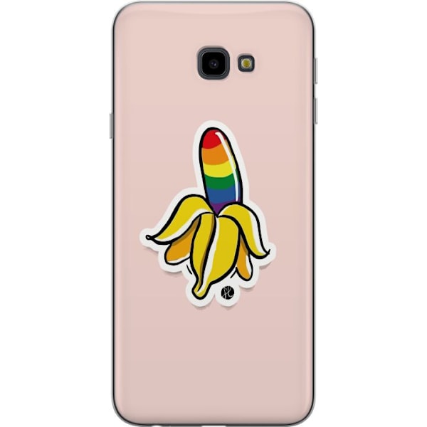 Samsung Galaxy J4+ Gjennomsiktig deksel Glad Banan