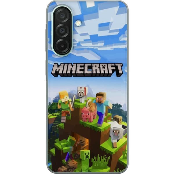 Kompatibel Mobilcover til Samsung Galaxy A26 Minecraft Creeper-blok pixel retrospil