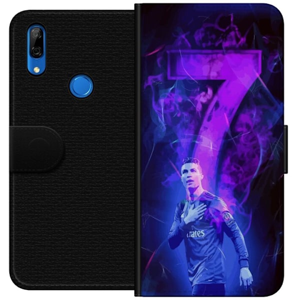 Huawei P Smart Z Tegnebogsetui Ronaldo 7 - Fodboldlegende i Handling for Fans
