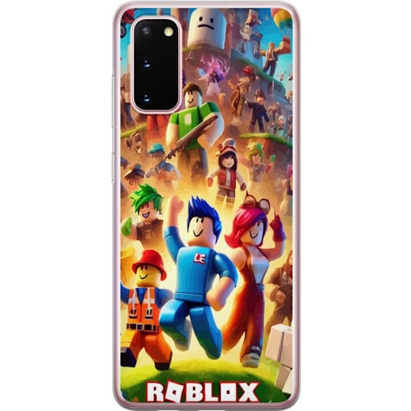 Samsung Galaxy S20 Läpinäkyvä kuori Roblox