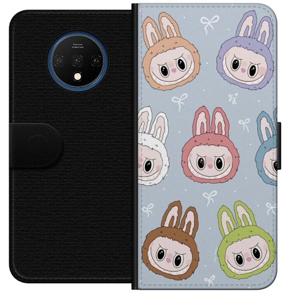 OnePlus 7T Plånboksfodral Pastel Labubu
