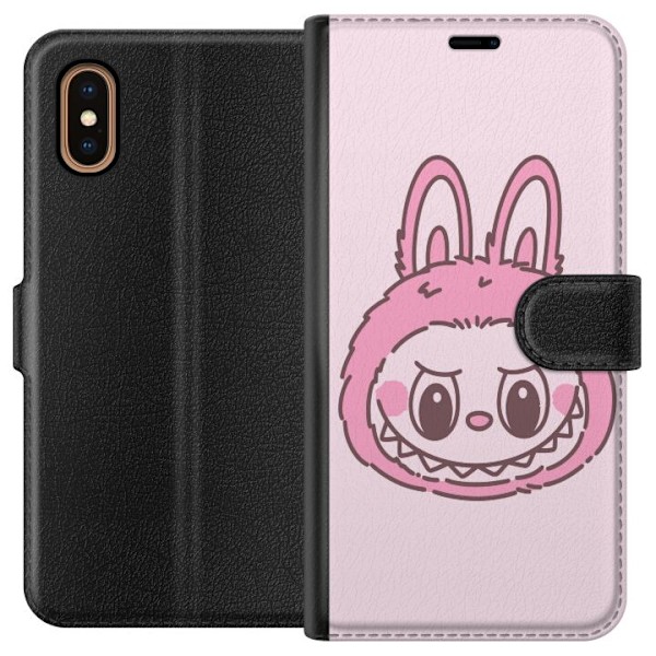 Apple iPhone XS Max Lompakkokotelo Labubu Eläinradan Bunny-ve