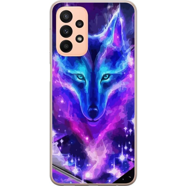 Kompatibelt Mobildeksel til Samsung Galaxy A23 Neon Ulv