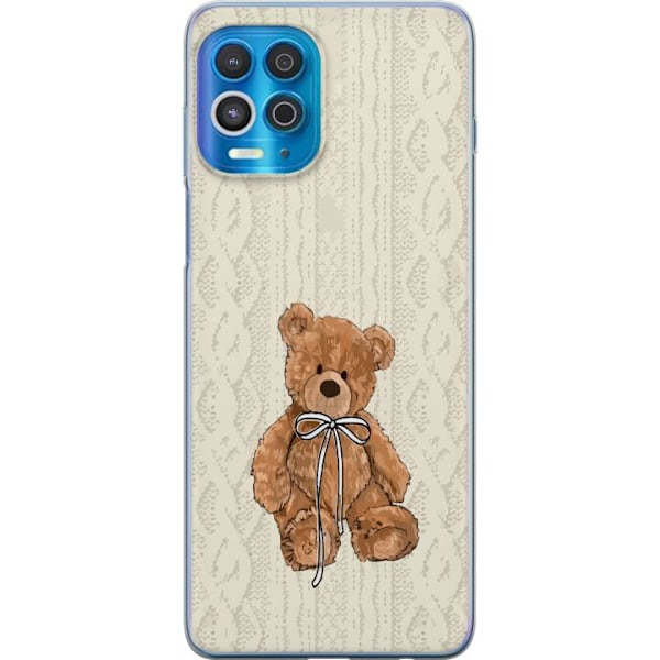 Motorola Edge S Gjennomsiktig deksel Liten Bamse – klassisk bamse i enkel design