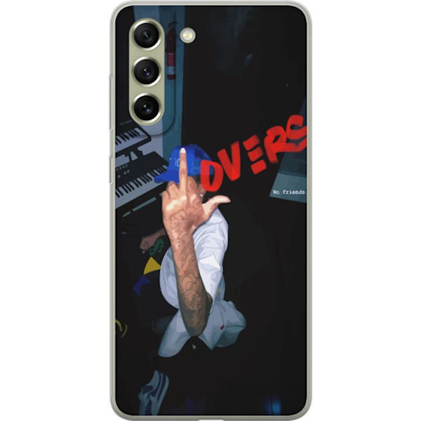 Samsung Galaxy S21 FE 5G Genomskinligt Skal Lovers Mystical Romance Kärlek Mystik Design Romantiskt Motiv Populärt Grafiskt Mönster Fashion Stil