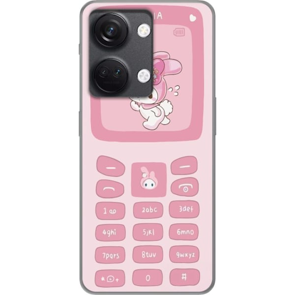 OnePlus Nord 3 Läpinäkyvä kuori Kawaii Pink Phone