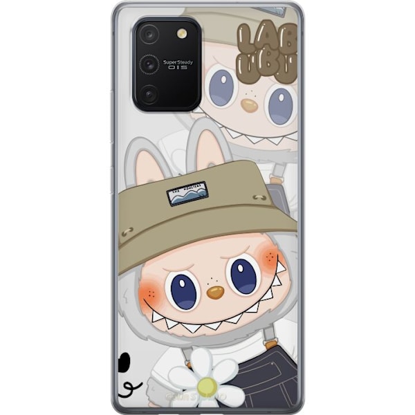 Samsung Galaxy S10 Lite Gjennomsiktig deksel Labubu Minimal Mood - Enkel og stilig monsterdesign