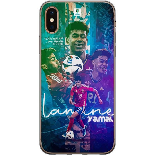 Apple iPhone X Gennemsigtig cover Lamine Yamal FCB