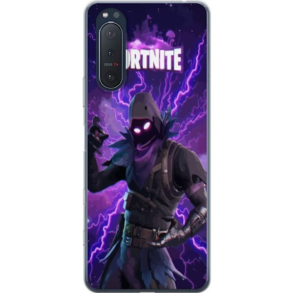 Sony Xperia 5 II Genomskinligt Skal Fortnite Raven – Mörk Stridsikon från Battle Royale