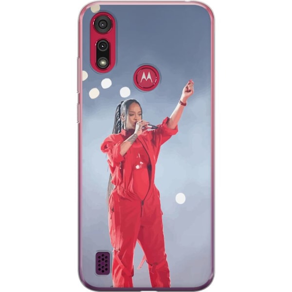 Motorola Moto E6s (2020) Läpinäkyvä kuori Rihanna – Trendsetting Looks & Style