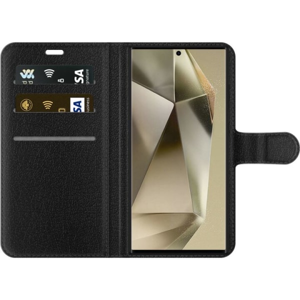 Samsung Galaxy S24 Ultra Plånboksfodral Katt