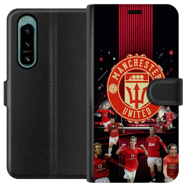 Sony Xperia 5 IV Lompakkokotelo Manchester United F.C.