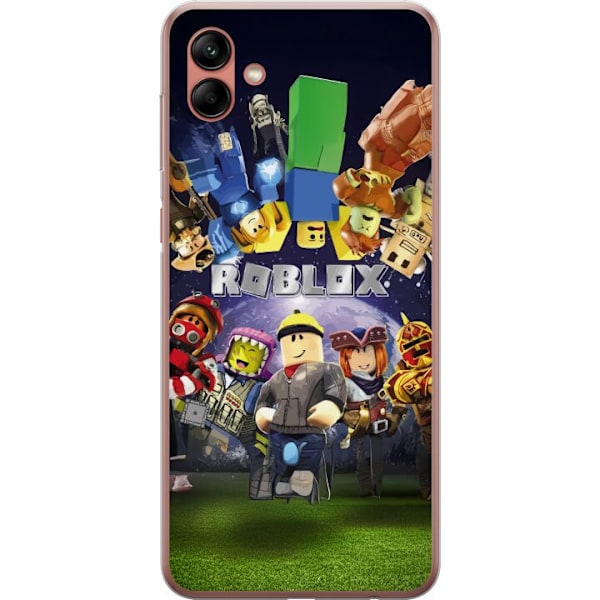 Samsung Galaxy A04 Genomskinligt Skal Roblox Värld – Gamingäventyr för Barn & Ungdomar