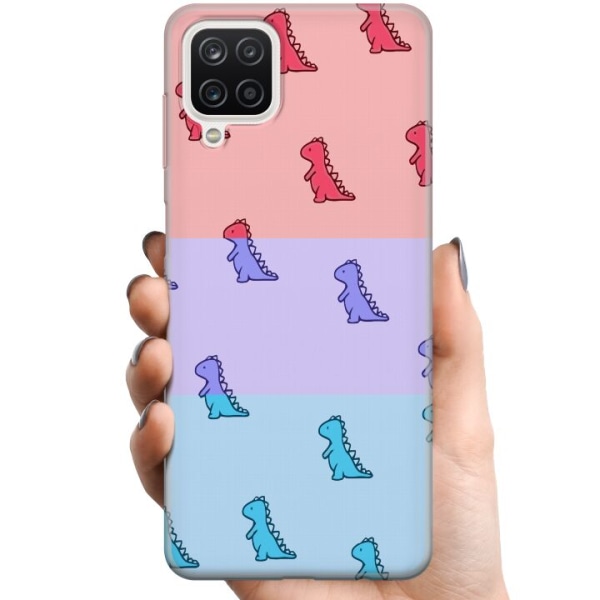 Samsung Galaxy A12 TPU Mobilskal Dino